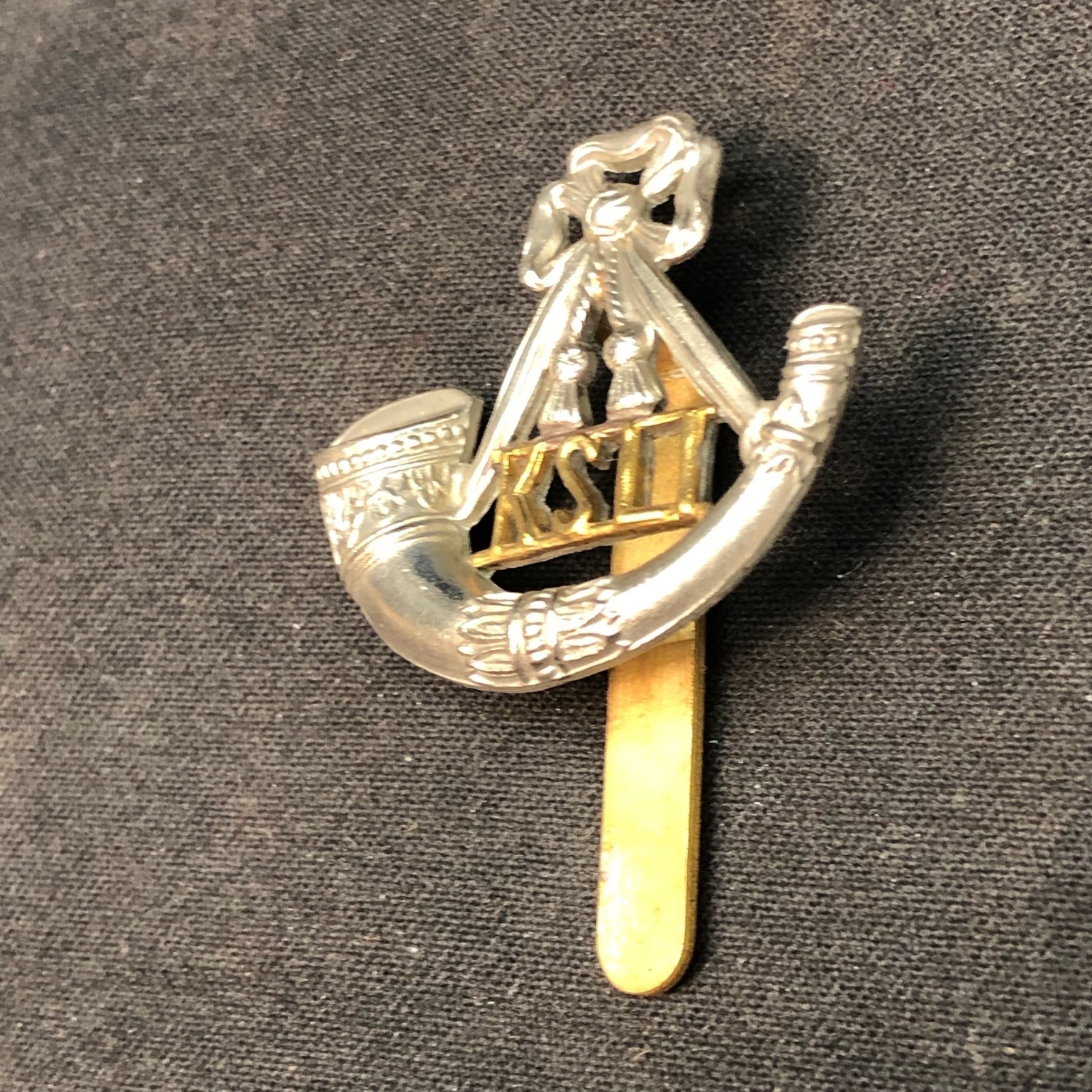 King's Shropshire Light Infantry - Original British Army Cap Badge
