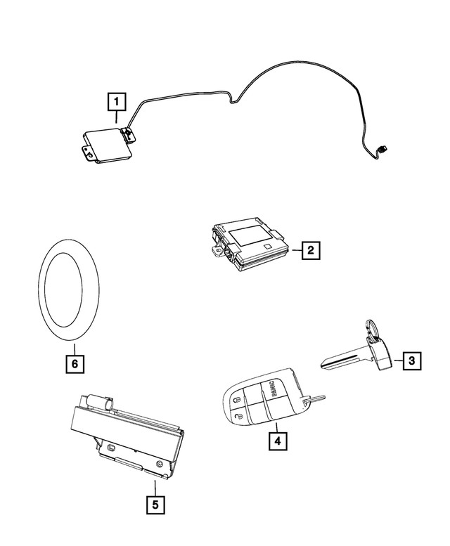 Genuine Mopar Hub Receiver 68217462AF