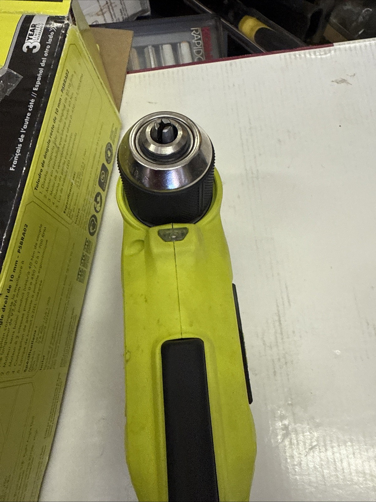 Ryobi 18V Cordless Right Angle Drill - PSBRA02B