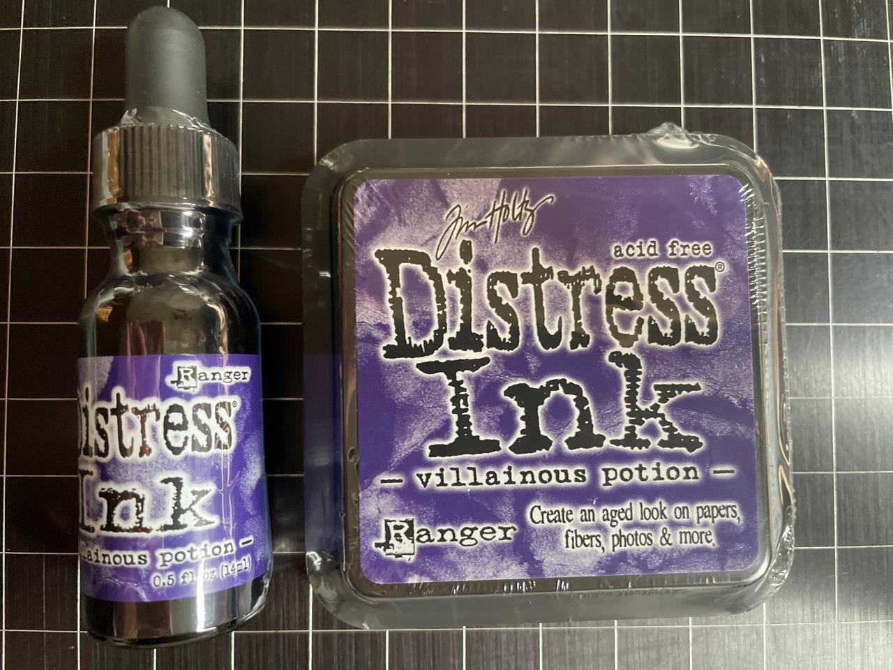 New RANGER Holtz Distress REINKER & INK PAD VILLAINOUS POTION PURPLE