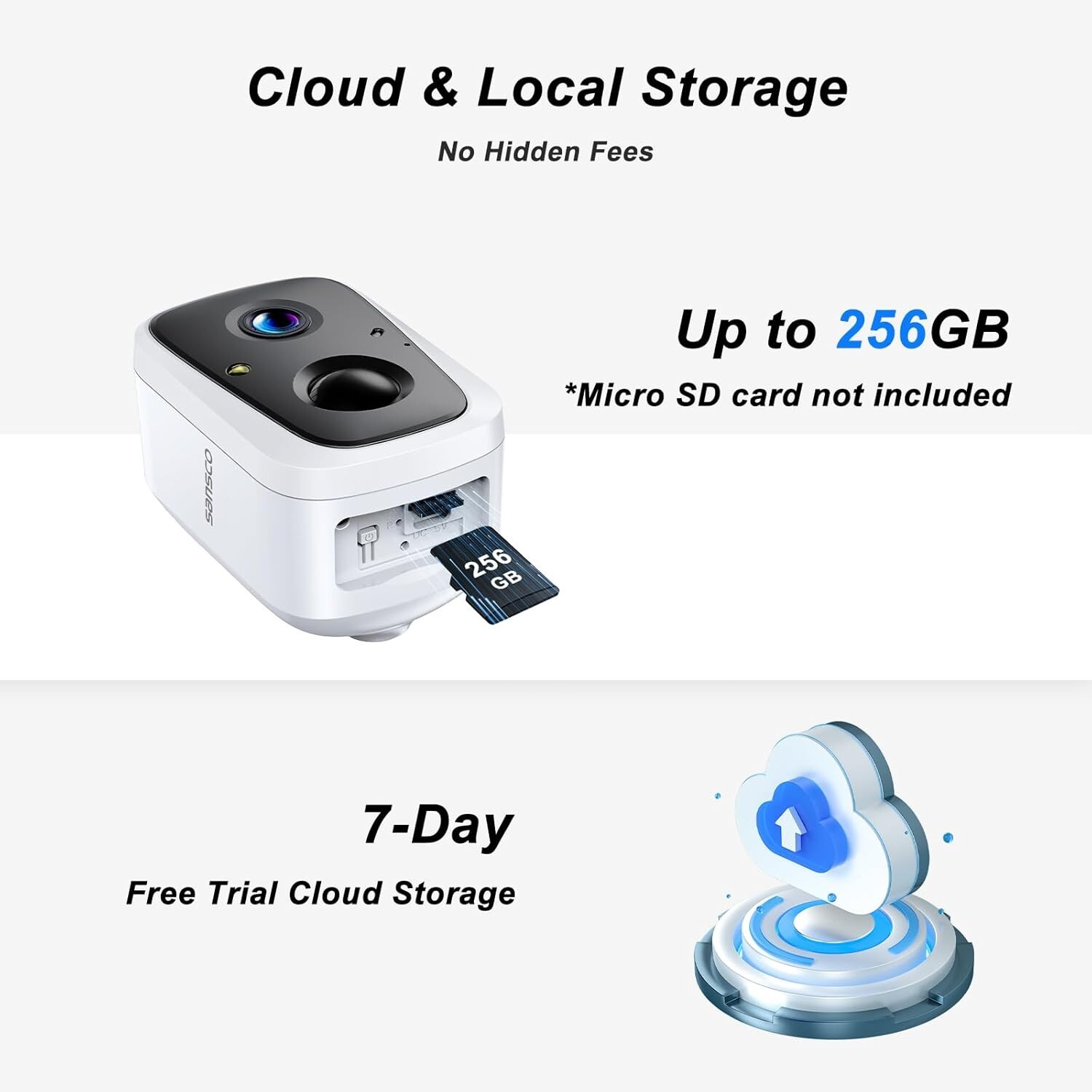 2K 4MP Solar Security Camera Outdoor Home Surveillance PIR 2-Way Talk + 64GB
