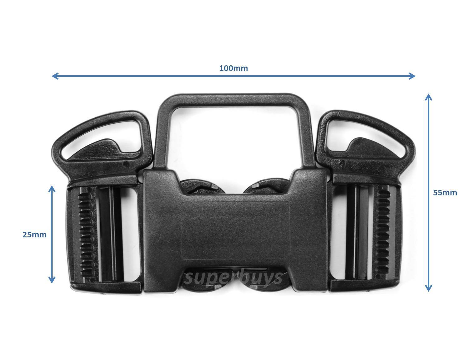 2 3 4 or 5 Point Harness Buckle 25mm Side Quick Release Strap Restraint Five Way