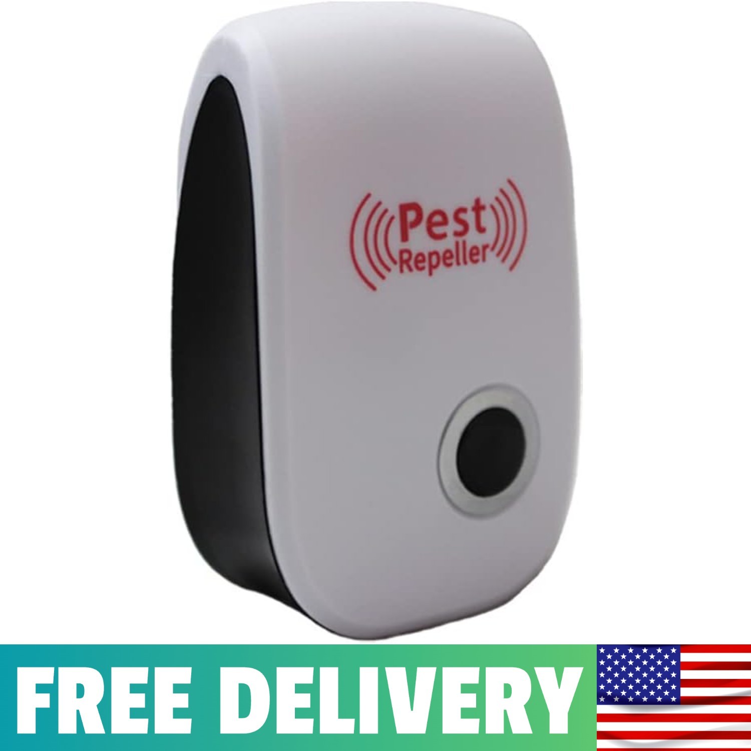 Ultrasonic Indoor Pest Control Repeller For Bugs, Insects, Mice, Spiders