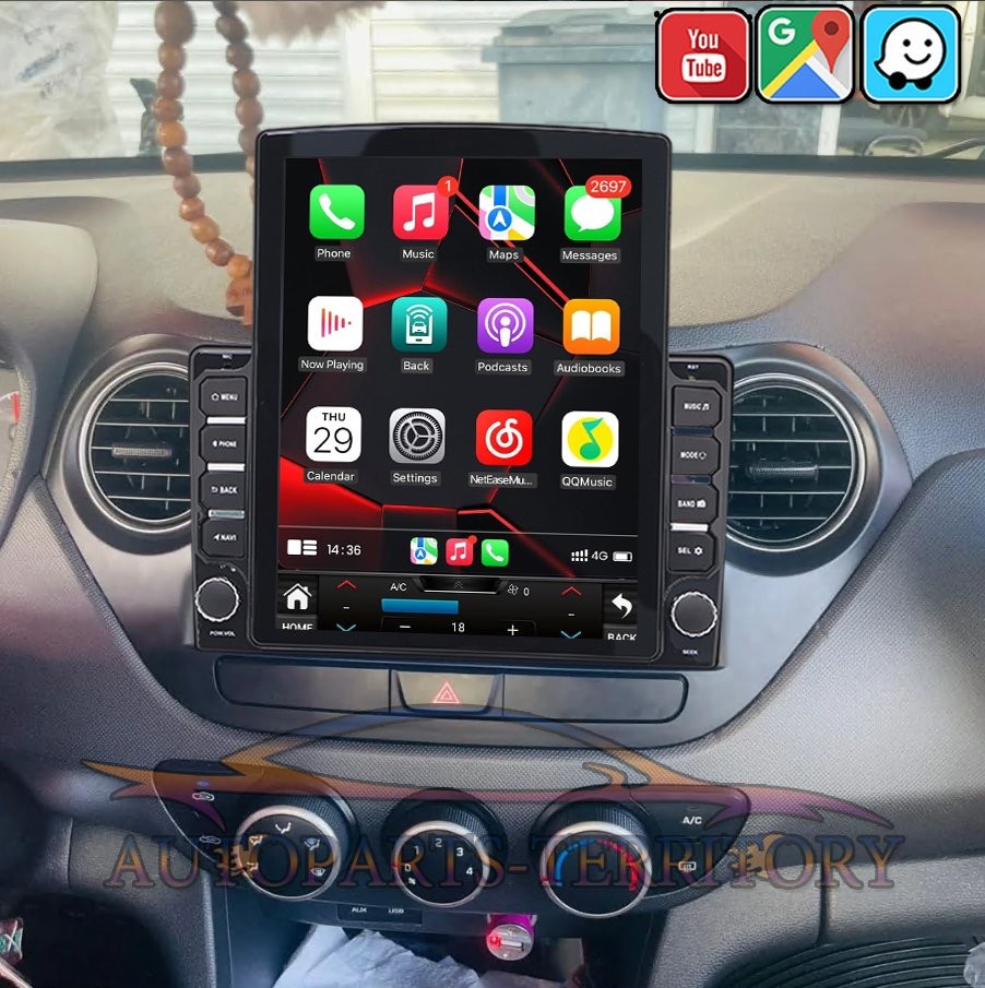 2+64G ANDROID 15 CARPLAY FOR 2014-2019 HYUNDAI GRAND I10 CAR GPS STEREO RADIO