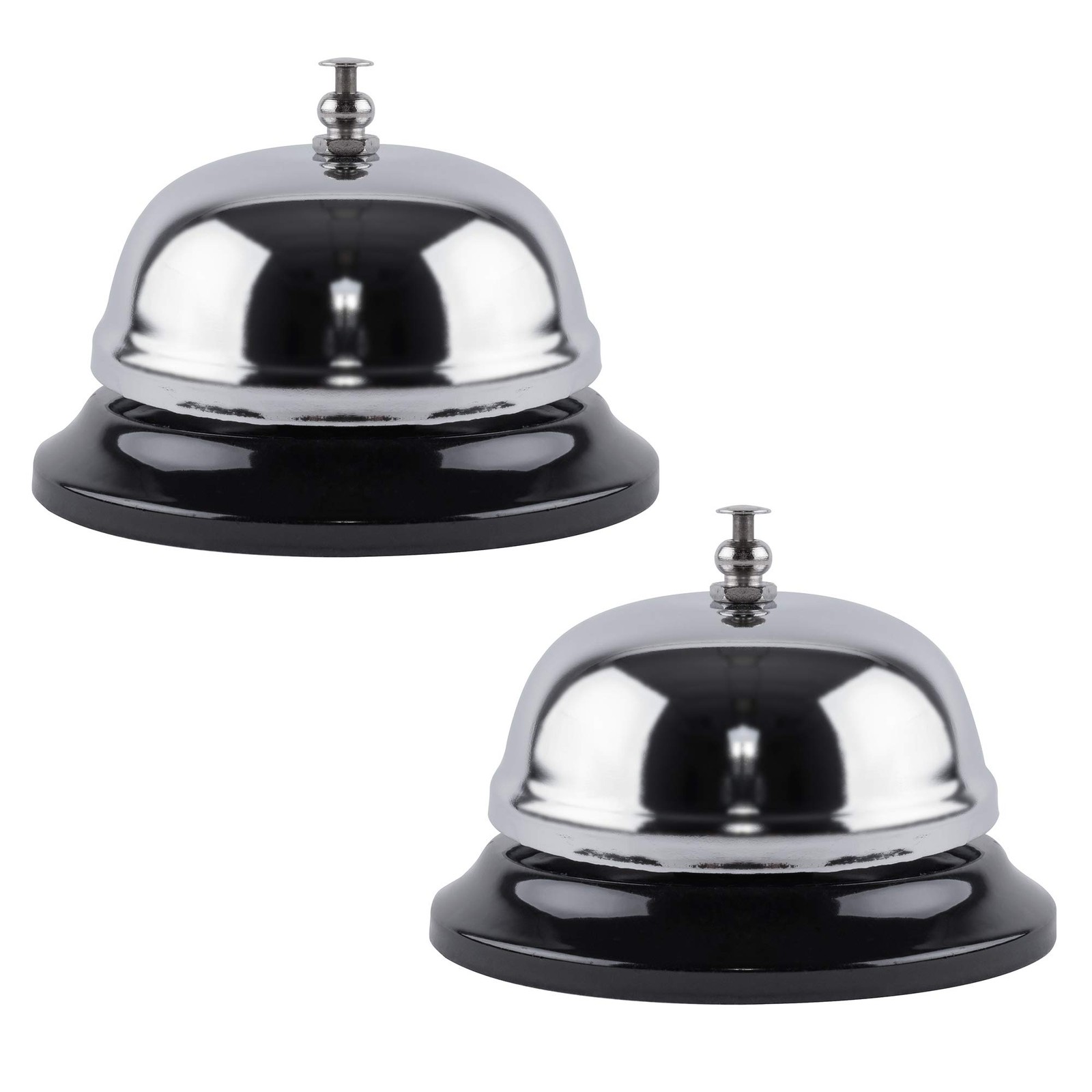 Call Bell 2-Pack - Classic Service Bell for Desk, Counter, or Reception 3.35,...