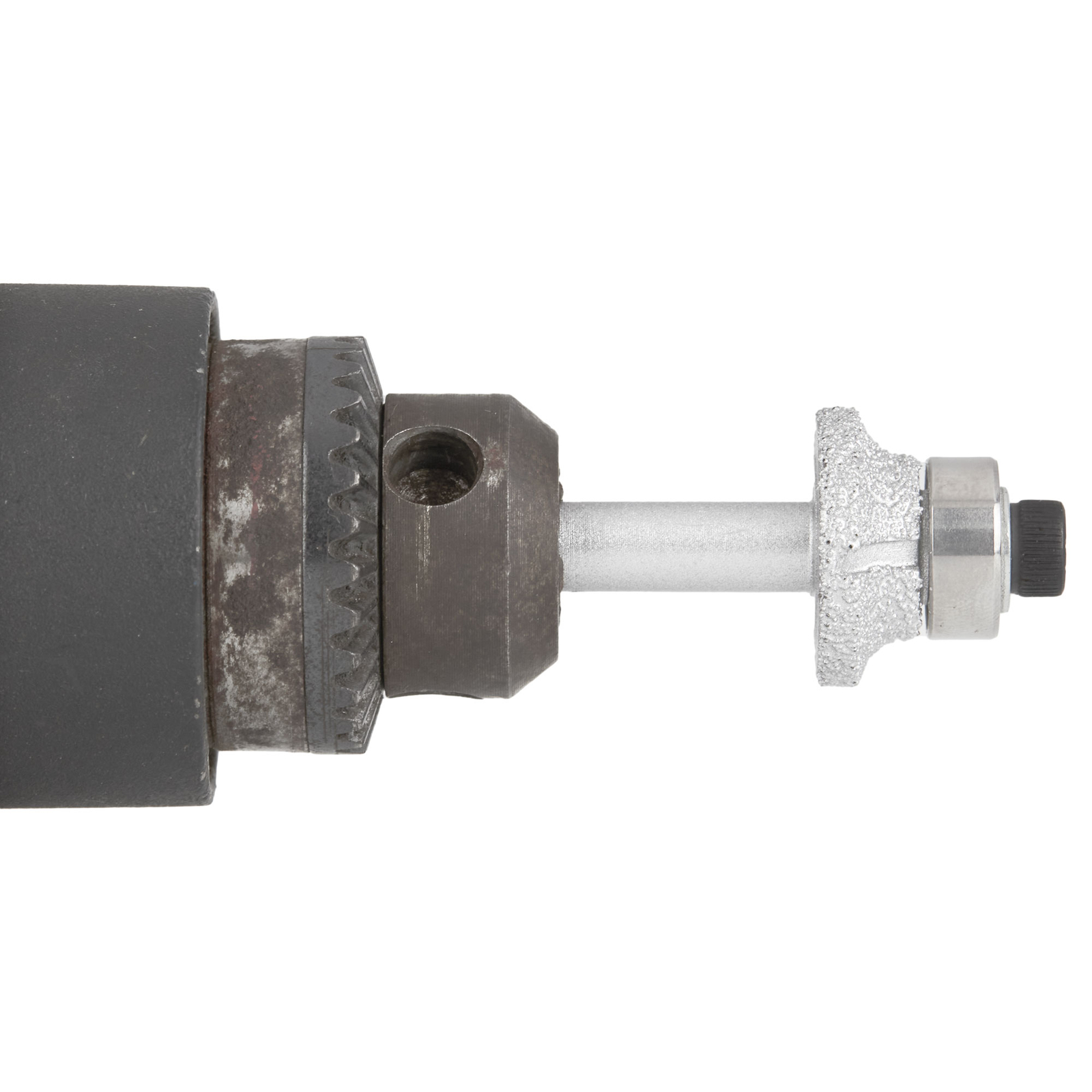 Brazed Diamond Router Bit Radius 3mm 1/8" Grit 60 Tools For Stone 1/4" Shank