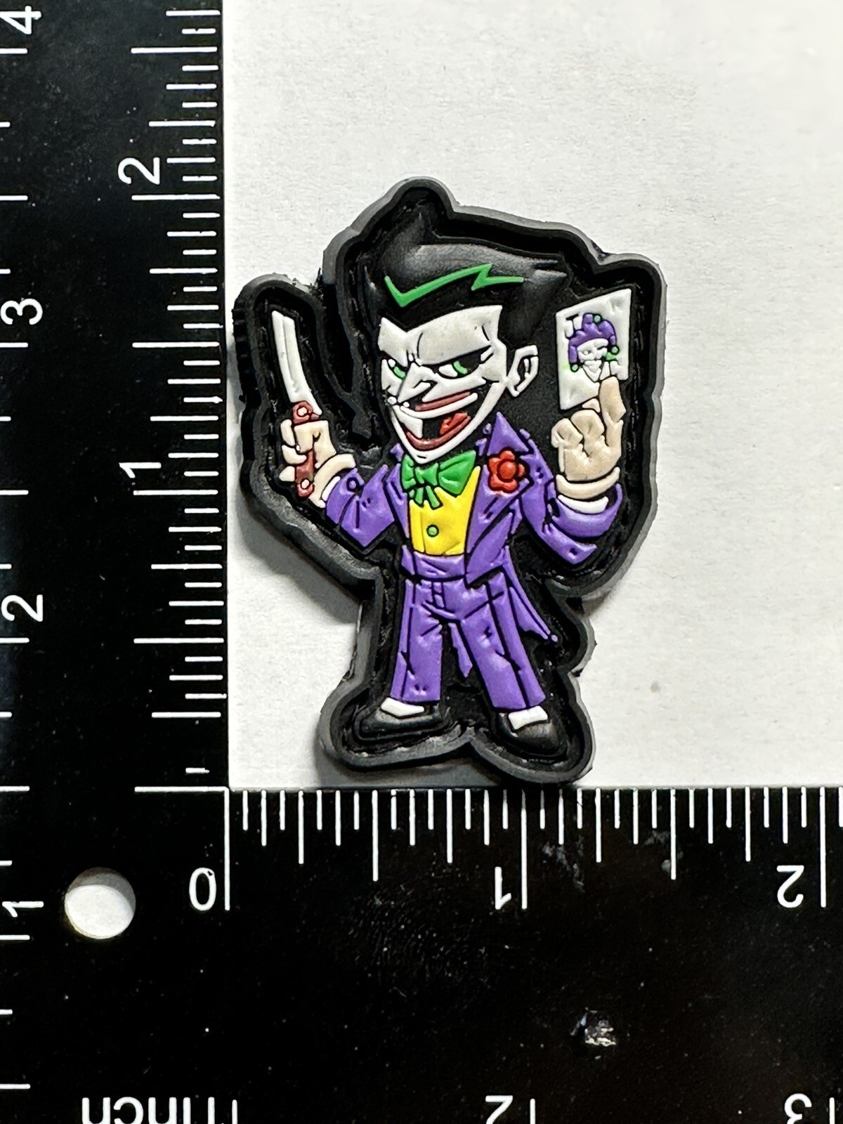 Joker DC  pvc rubber morale ranger eye patch Edc