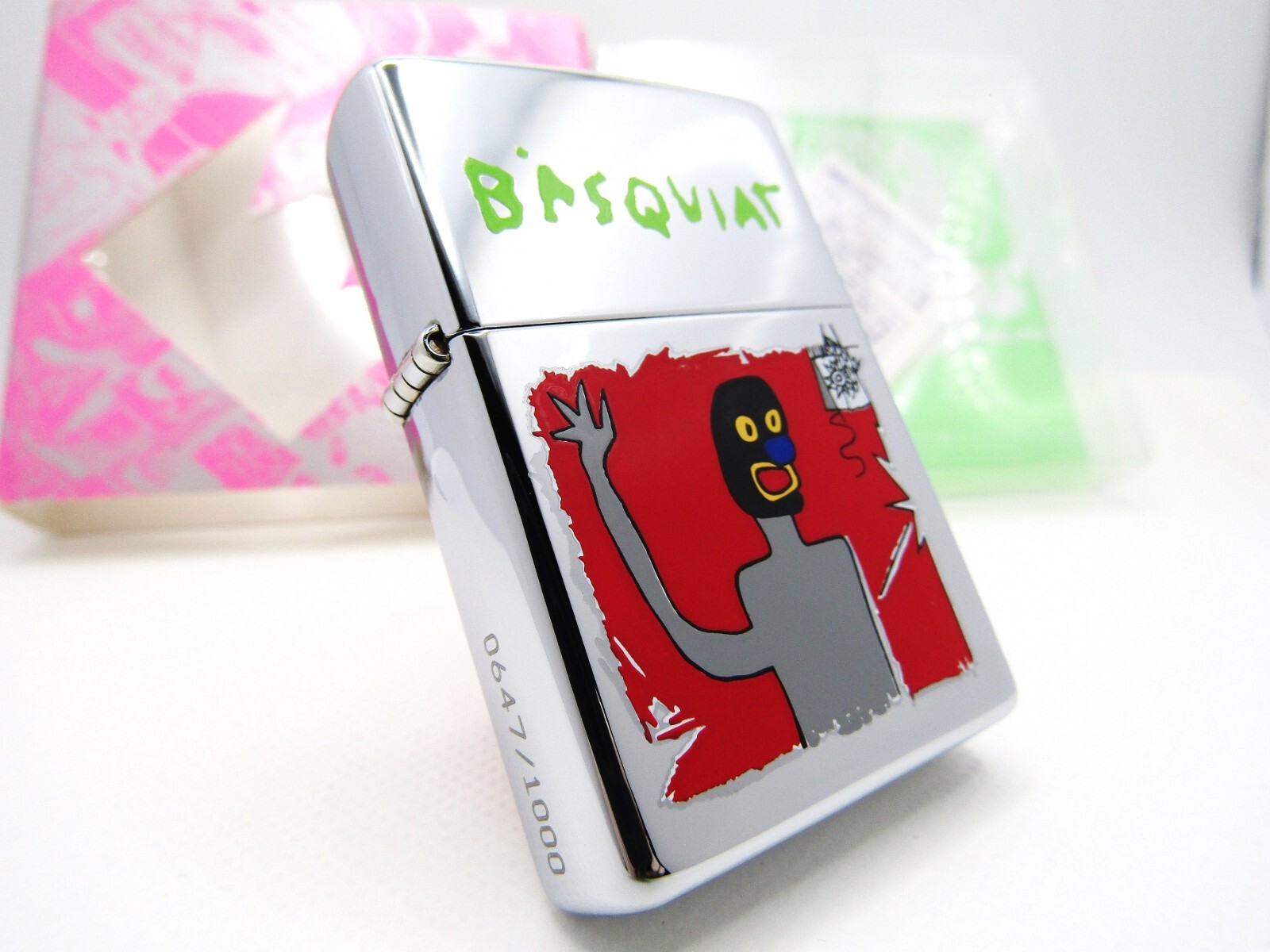 Basquiat Limited 0647/1000 Zippo Unfired 2000 Rare