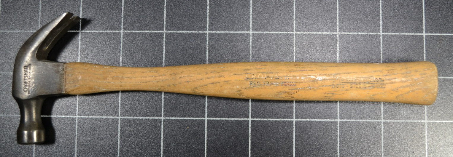 CRAFTSMAN - MODEL MAKER - 4oz - BELL FACE CLAW HAMMER - ORIGINAL HANDLE