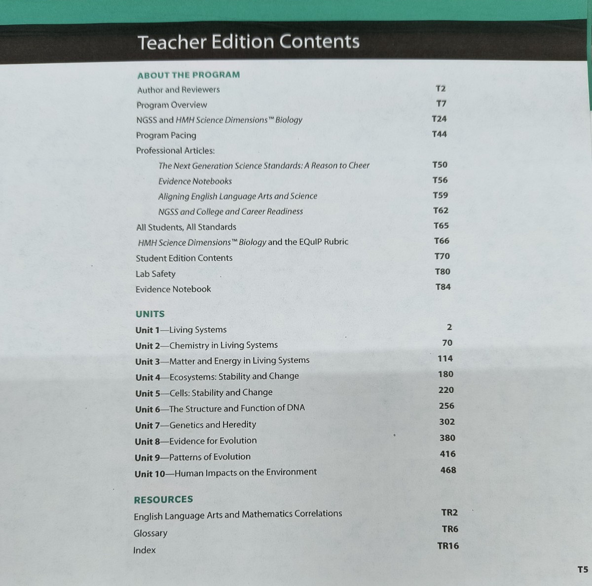 HMH Science Dimensions Biology Teachers Edition