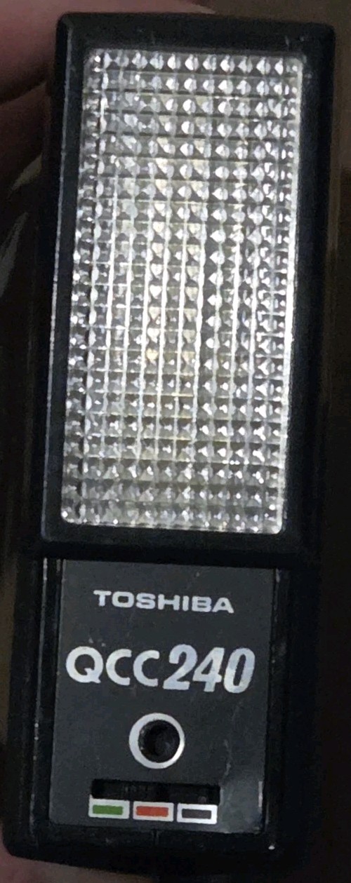 Toshiba QCC240 Sheo Mount Xenon Flash vtg Camera Equipment w/ TS-360 Japan