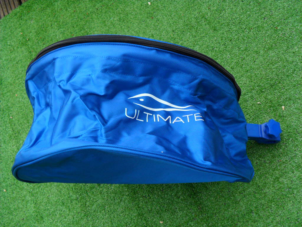 Ultimate Large Blue Hooped Zip Cover Round Bait Bowl Chair Seatbox Carp Fishing