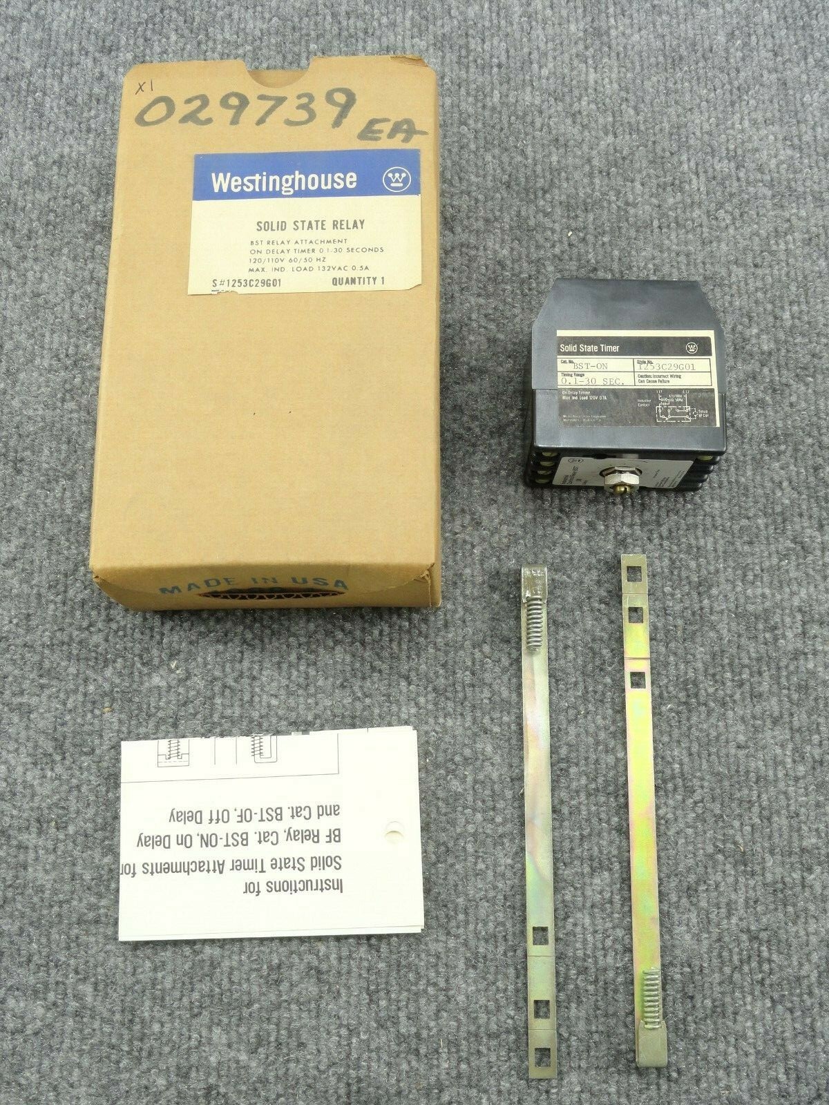 New Unused Westinghouse 1253C29G01 Solid State Relay BST Relay
