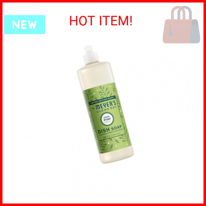 MRS. MEYER'S CLEAN DAY Liquid Dish Soap, Biodegradable Formula, Limited Edition