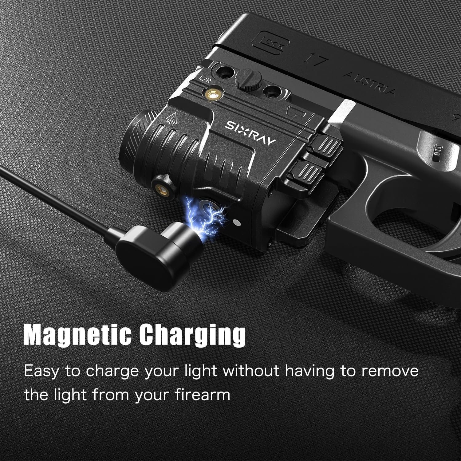 Blue Beam Laser And Flashlight Combo For Pistol Rail Light Black