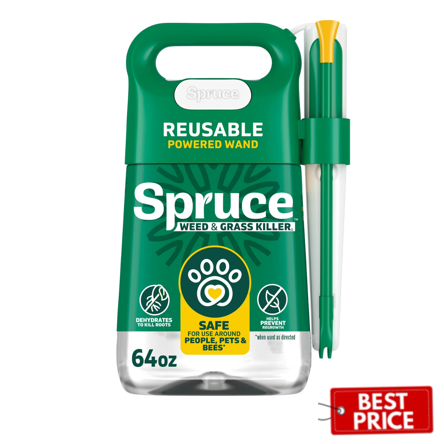 Spruce Weed Grass Killer Power Spray Starter Kit 64 oz Herbicide Spray