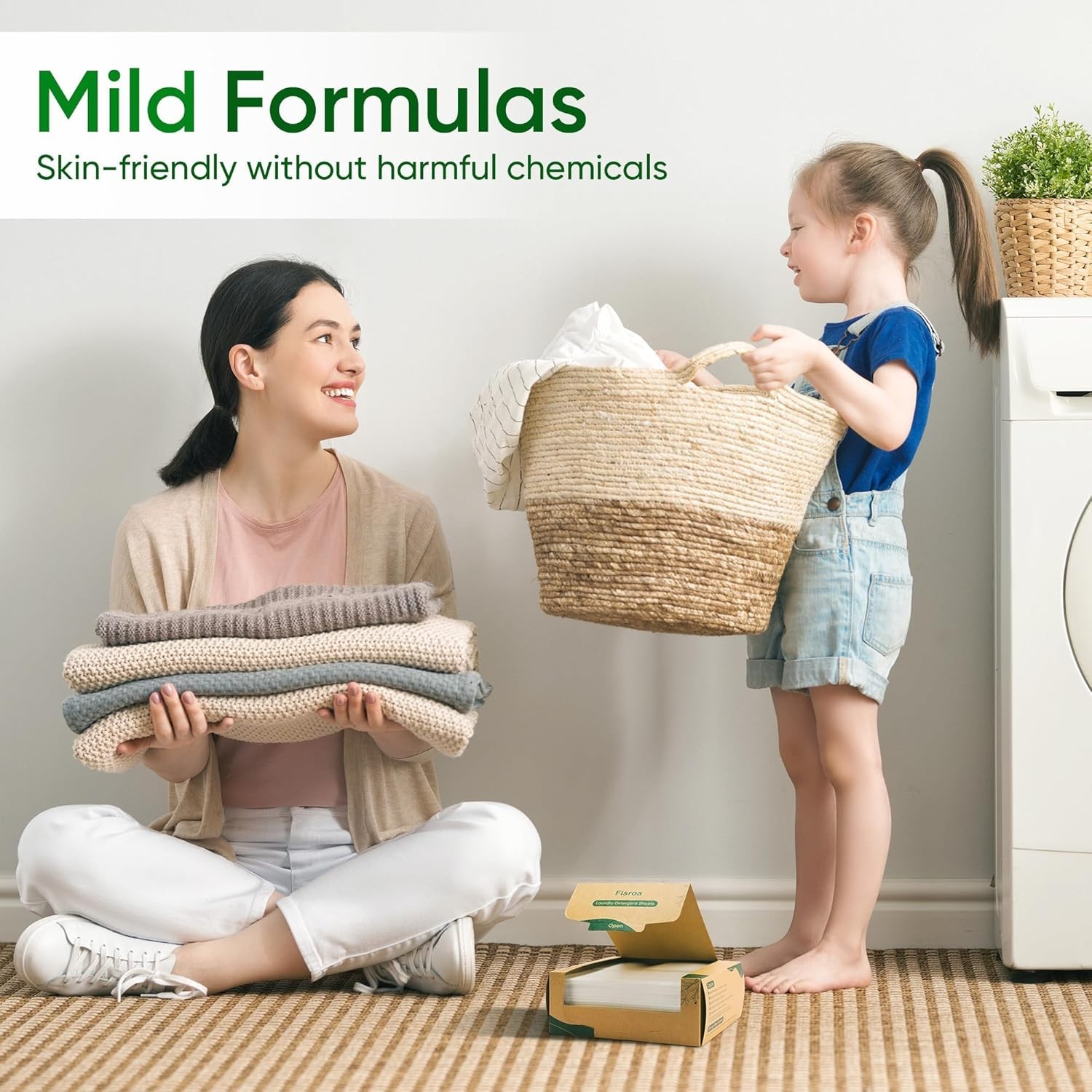 Travel Laundry Detergent Sheets 300 Loads Eco-Friendly Washing Detergent Sheets