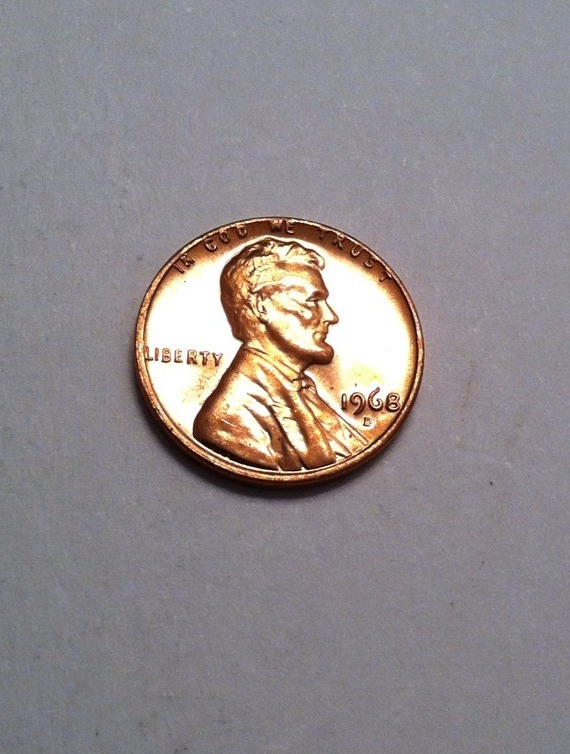 1968-D Choice To Gem BU Lincoln Cent PL prooflike