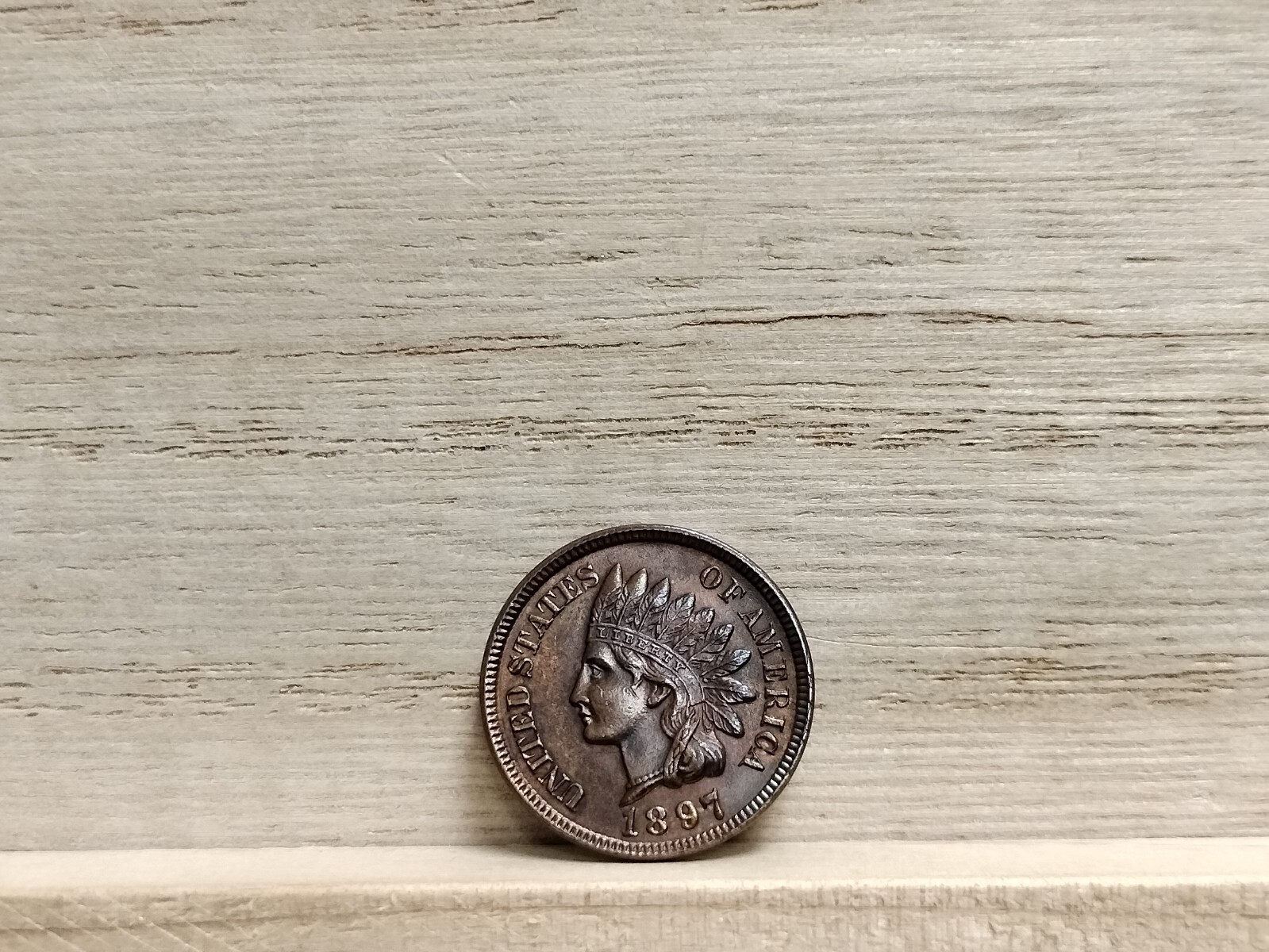 1897 Indian Head Penny US Coin