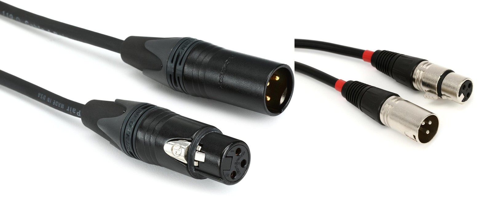 Pro Co DMX3-50 3-pin DMX Cable - 50 foot + Chauvet DJ DMX3P5FT Value Bundle
