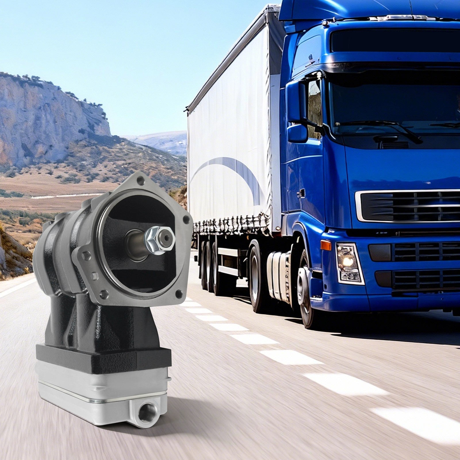 Air Compressor For Volvo Truck Air Braking Compressor
