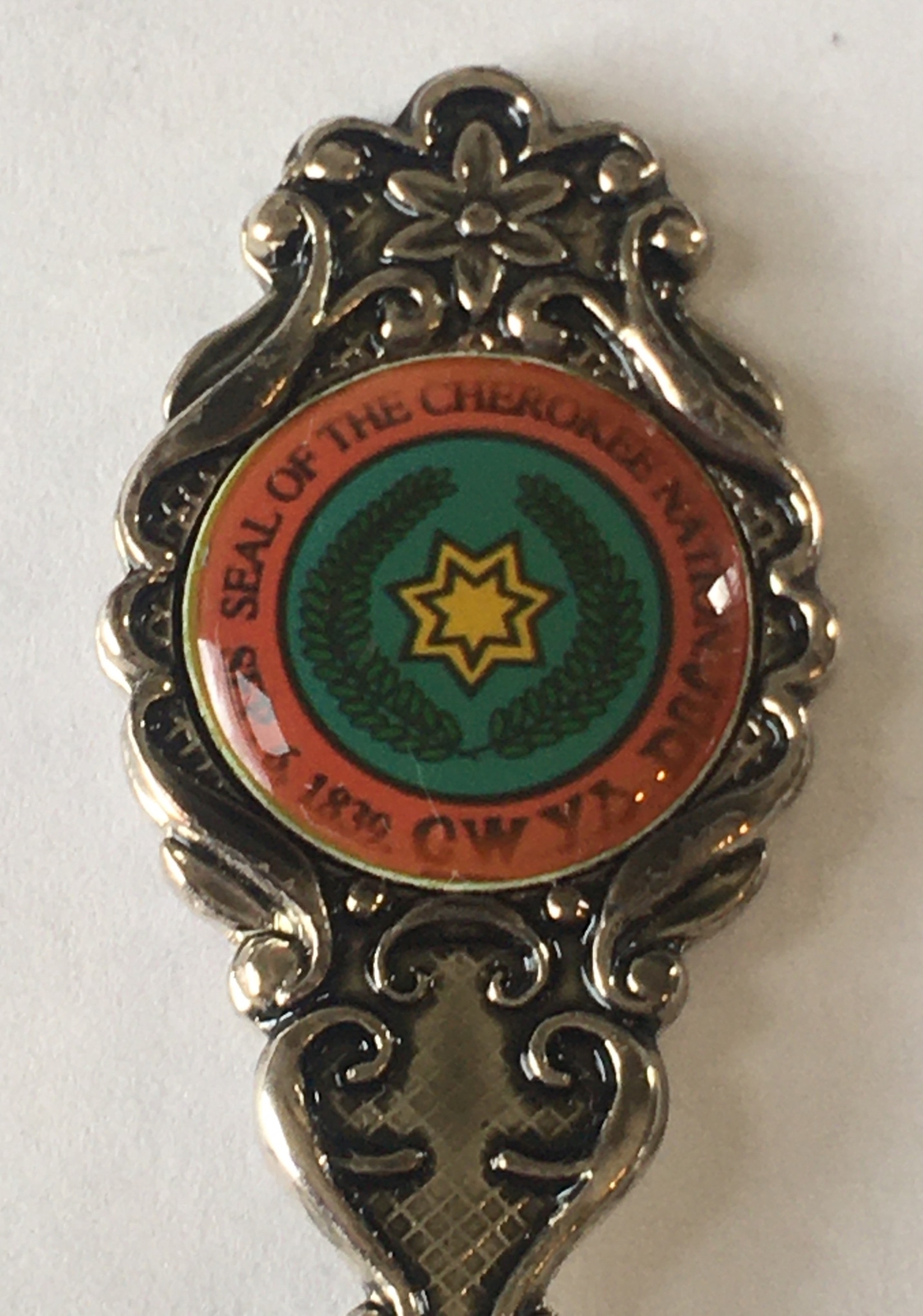 Seal Of The Cherokee Nation Vintage Souvenir Spoon Collectible