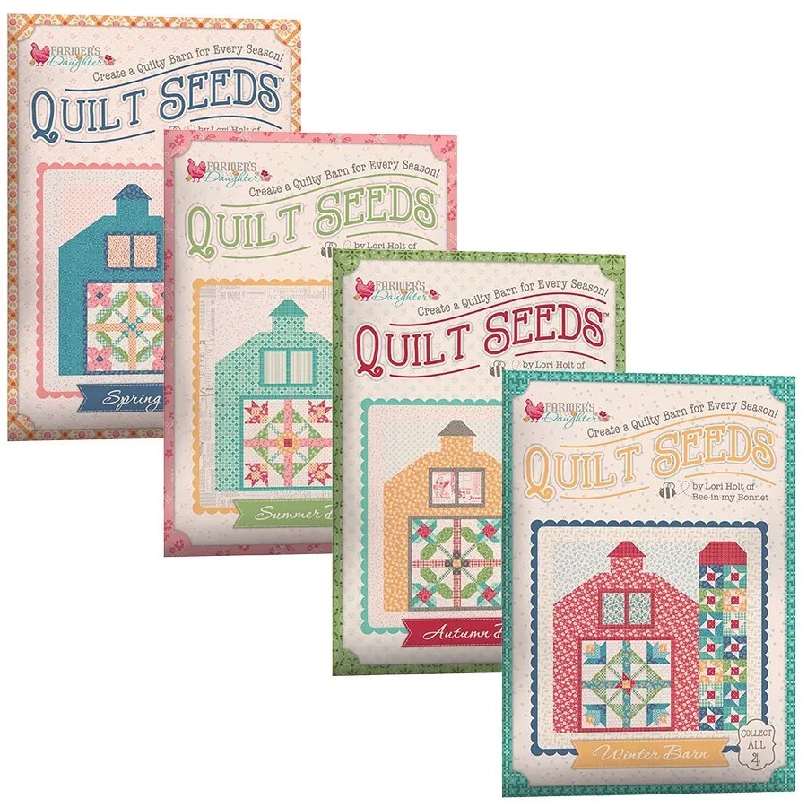 Lori Holt Farmer's Daughter Quilt Seeds Block Pattern~~Collect All 4!