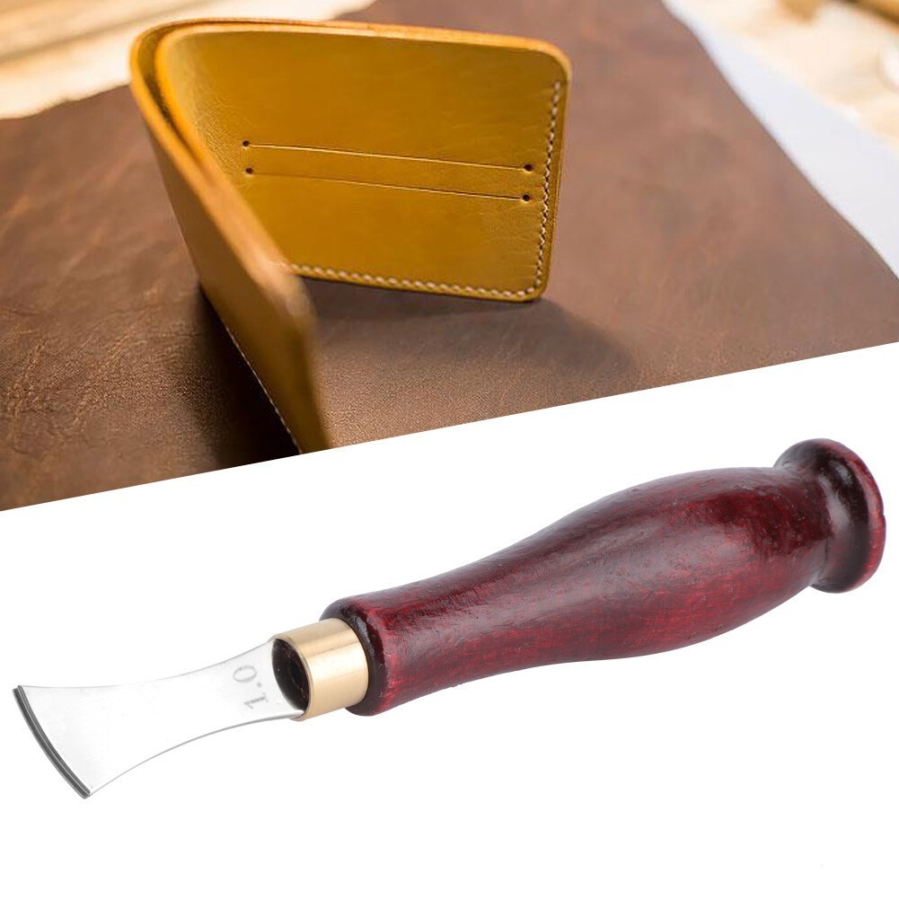 Leather Shallow Slot Edge Line Edge Device Trimmer Leather Crimping Tools