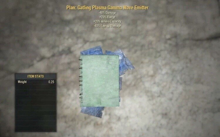 (Xbox) All 6 New Gatling Plasma Plans