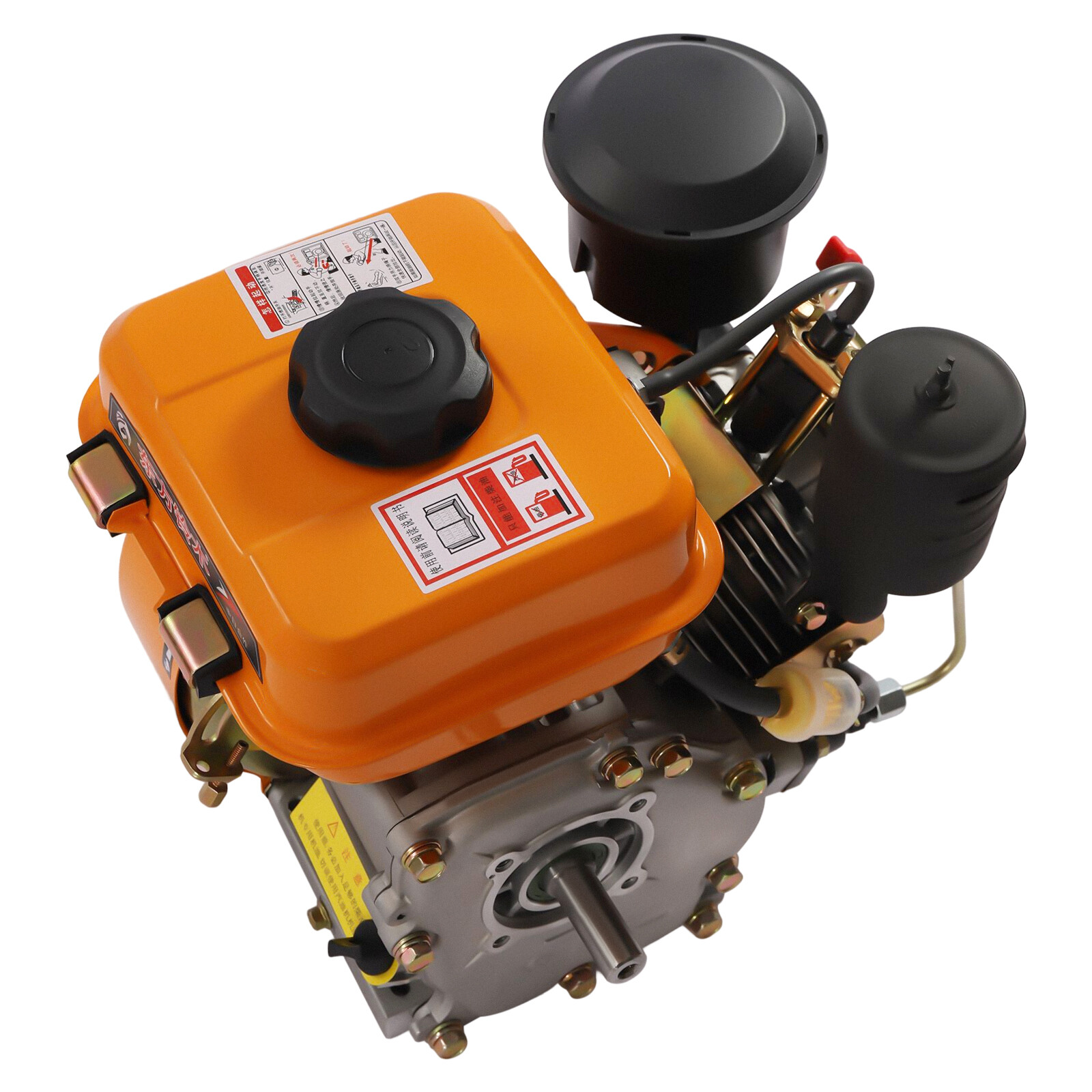 4 Stroke 3HP Diesel Engine OHV Motor Air-cooled Single Cylinder Pull Start 196cc