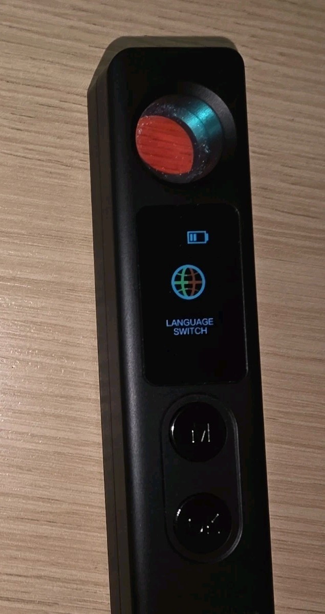 Hidden Camera Detector Bug Finder Anti-Spy RF GPS Tracker 5-Level Black