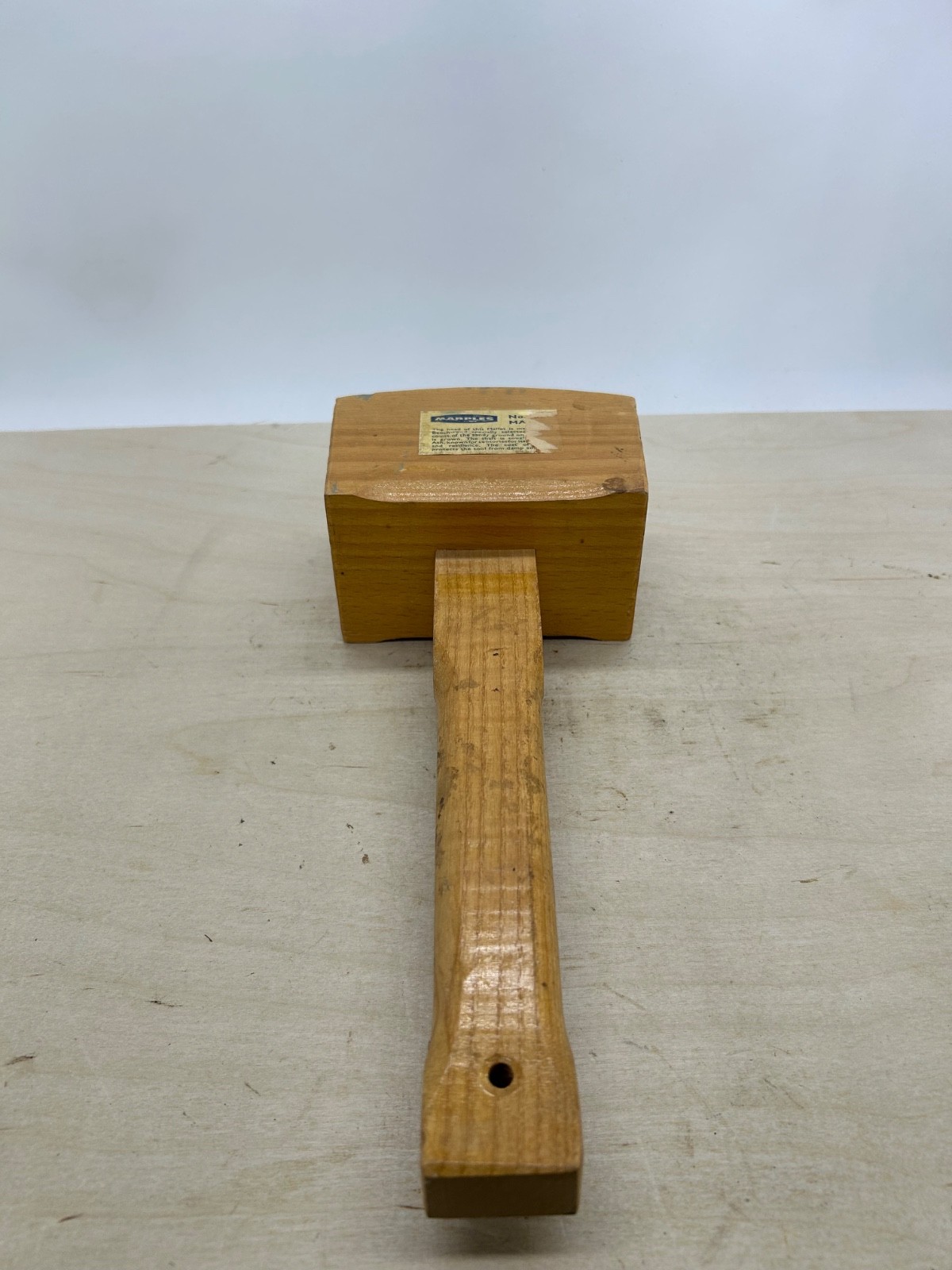 Marples England NO 7715 5"Beech wood mallet carpenters (6836)