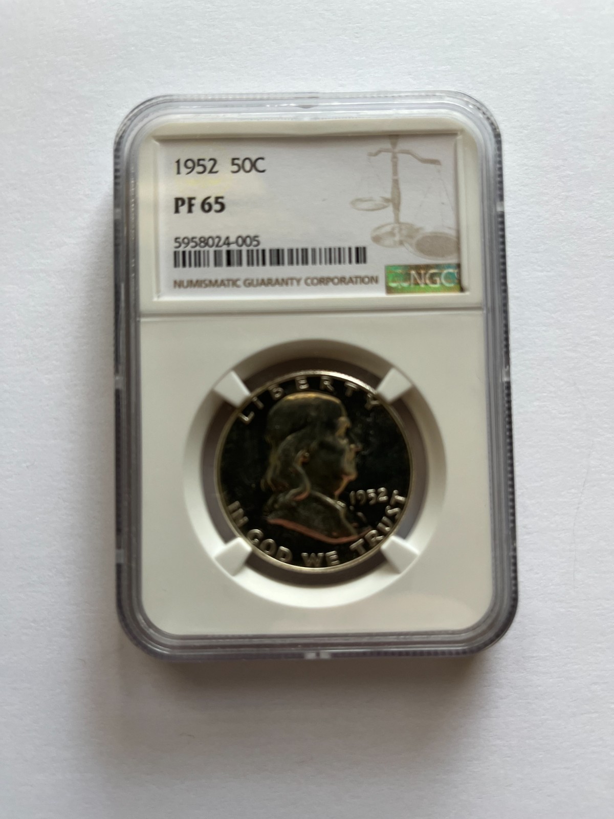 1952 PF 65 Franklin Half Dollar