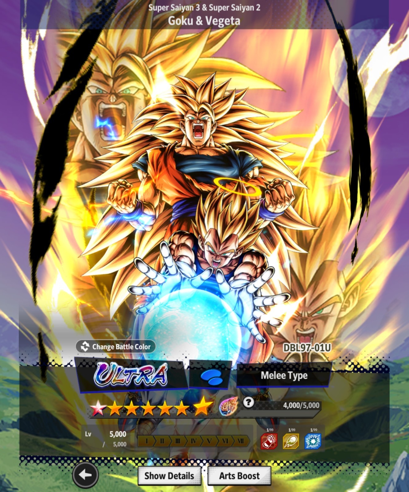 Dragonball Legends Stacked account.
