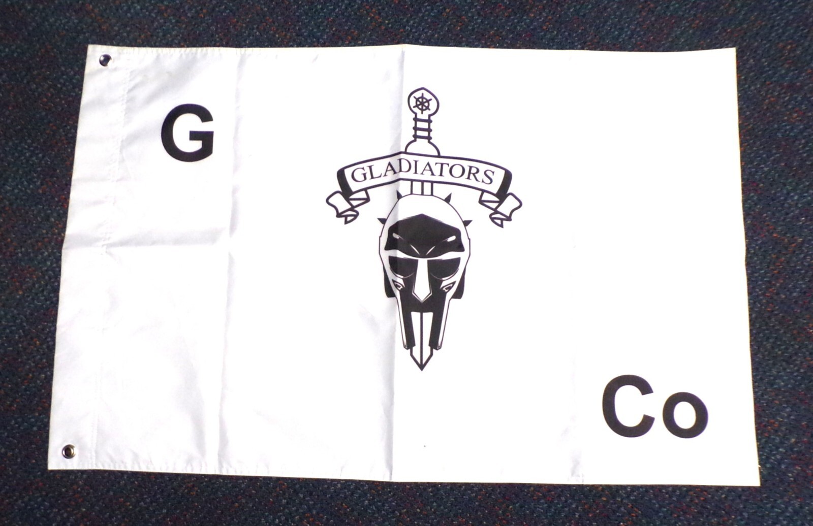 US Army Unknown G Company Gladiators Mid-Sized Nylon Unit Flag