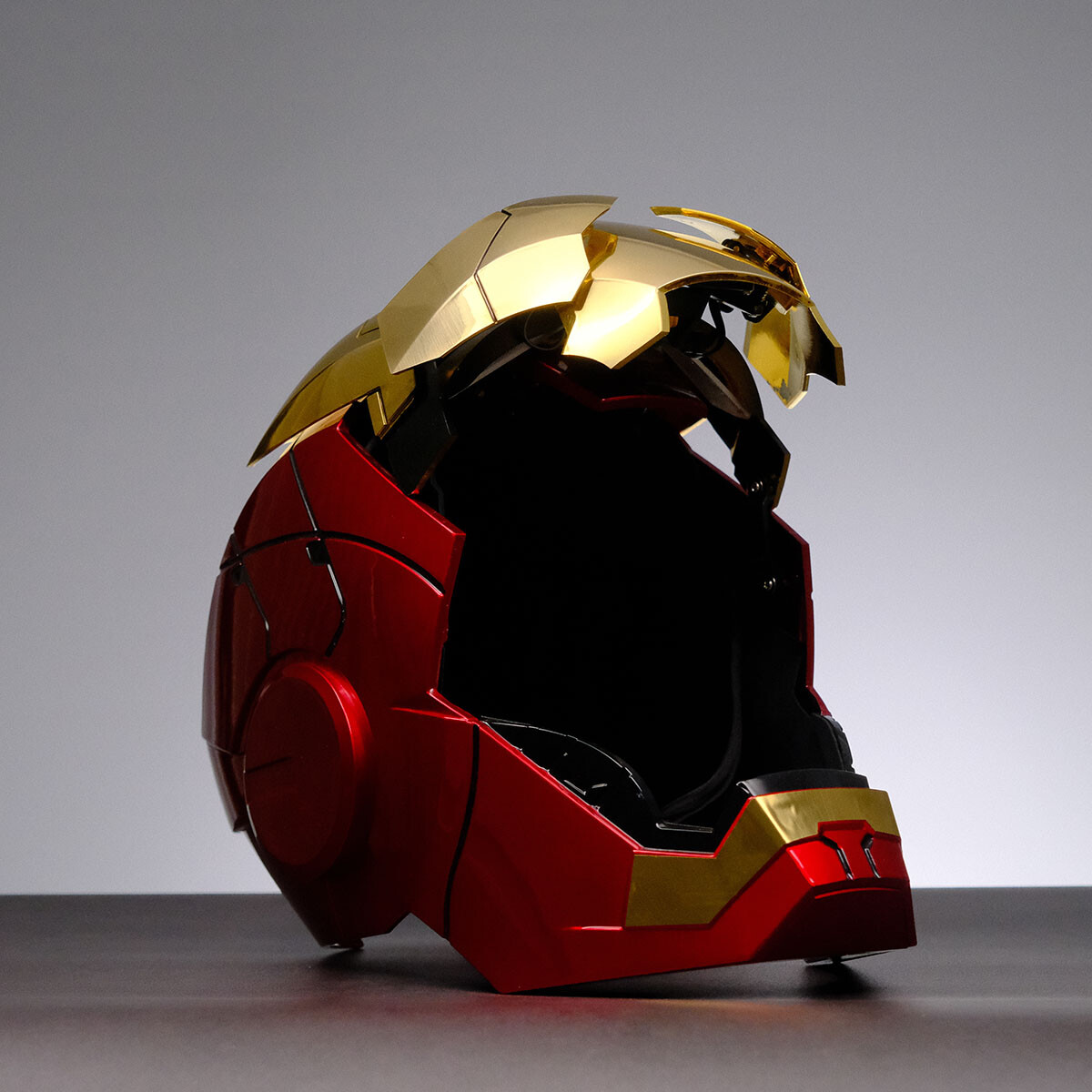 AutoKing Iron Man Helmet MK5 2.0 Gold Wearable Mask 1:1 Voice Control Cosplay