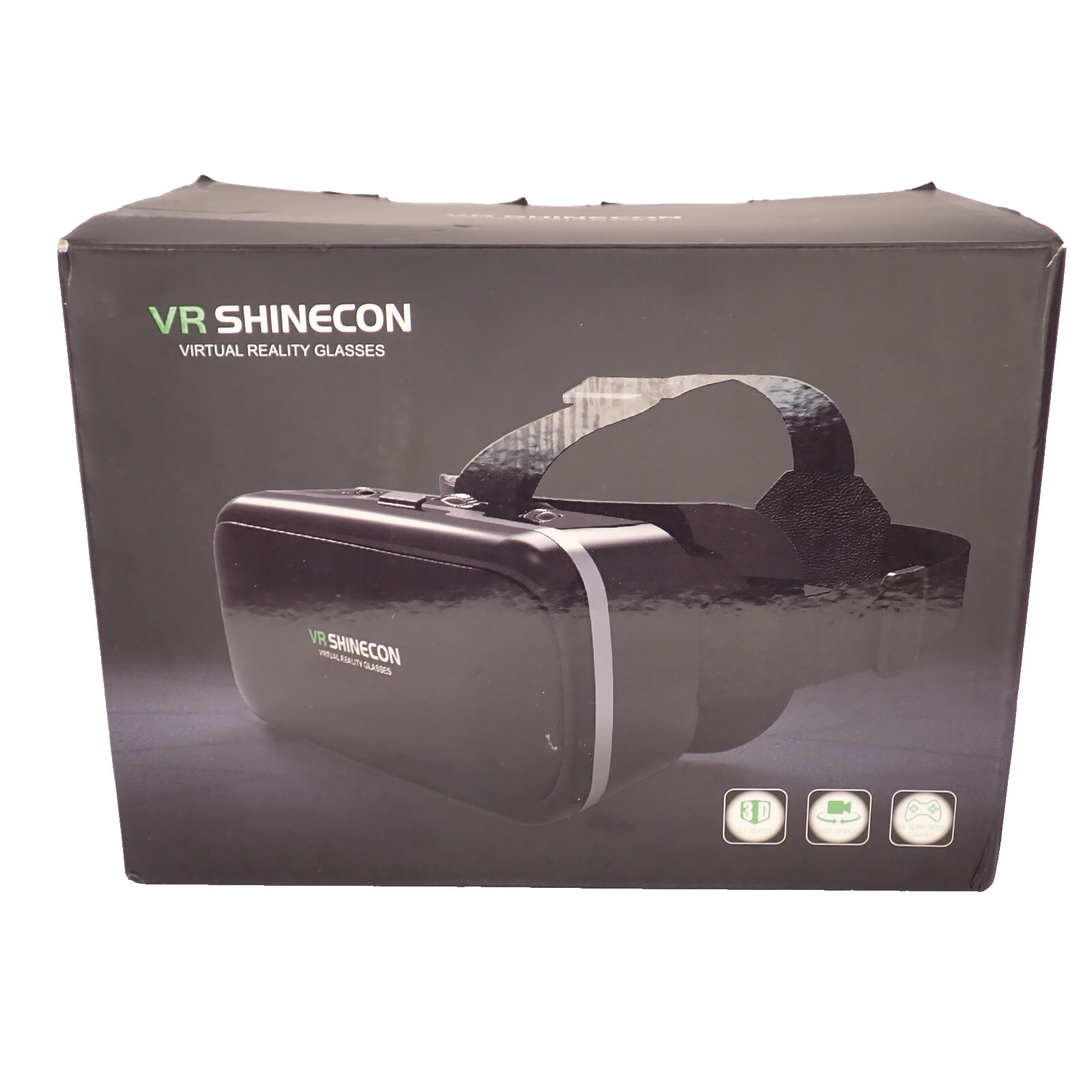 VR Shinecon Virtual Reality Glasses 4.7-6.0” iOS for Android Smartphones SC-G04E
