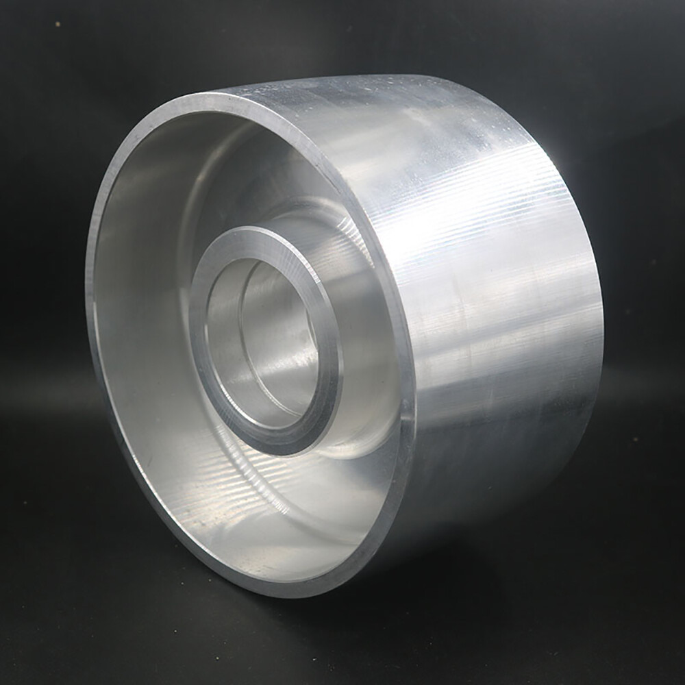 Aluminum Contact Wheel 150MMx100MMx24MM Active Wheel for Electric Belt Sander