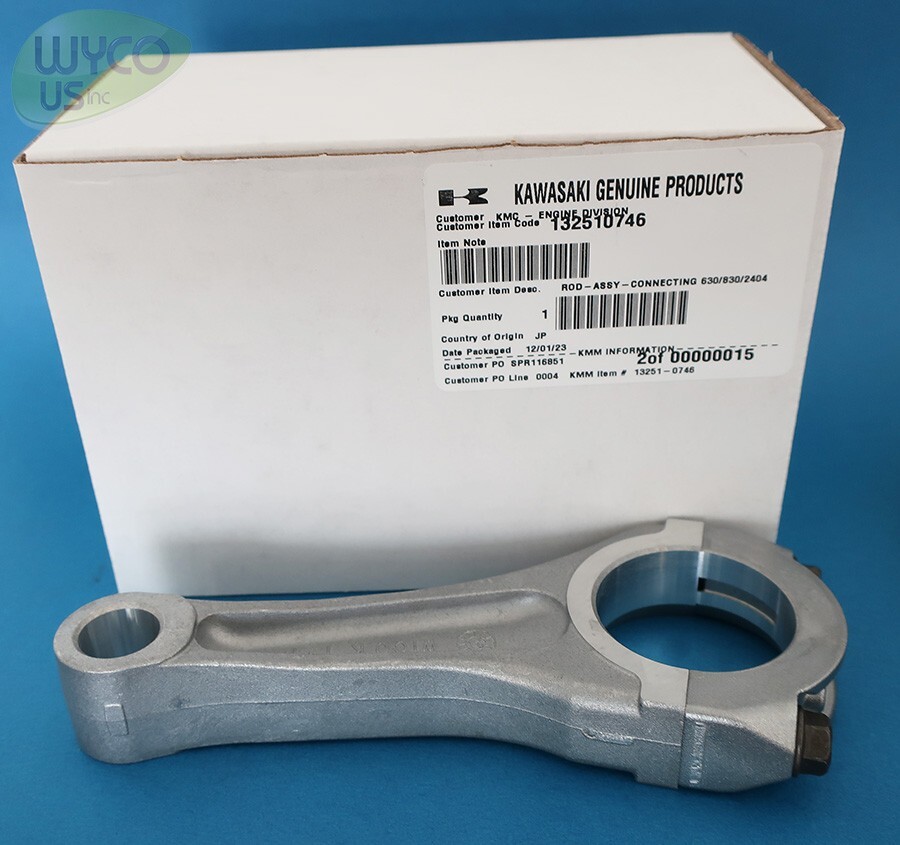 (1) OEM CONNECTING ROD ASSY, 132510746, KAWASAKI FH721D, FH721V ENGINES, 13A2