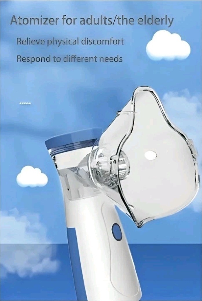 Nebuliizer Air Compressor Breathing Machine Atomizer Adult Kids Home Travel Use