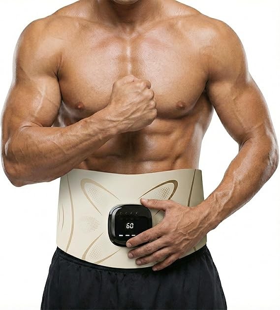 Ab Stimulator Muscle Toner - Heating & Massage Functions，Abdominal Toning Device