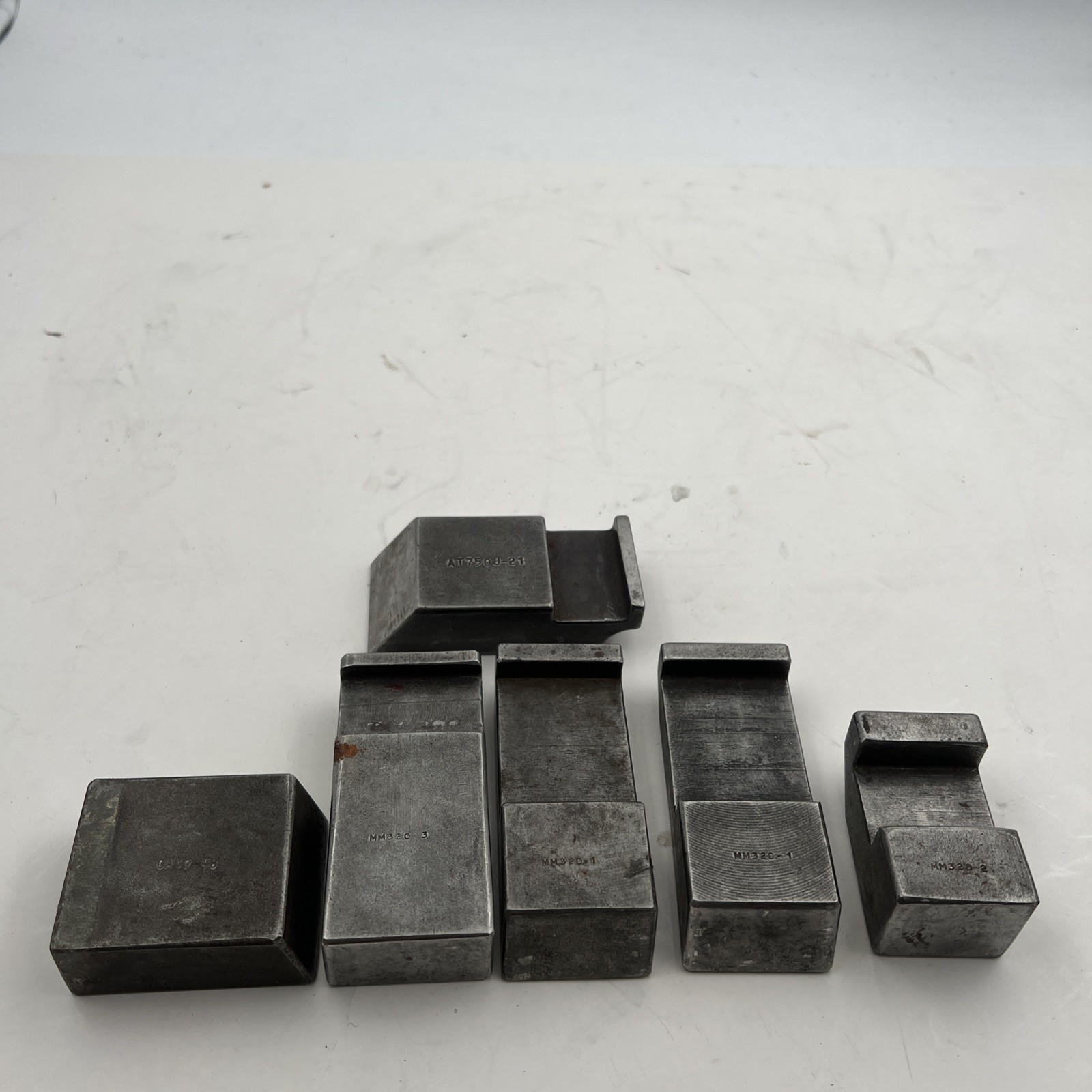 Aircraft Riveting Bucking Bar Tool Lot Of 6 Tools  -