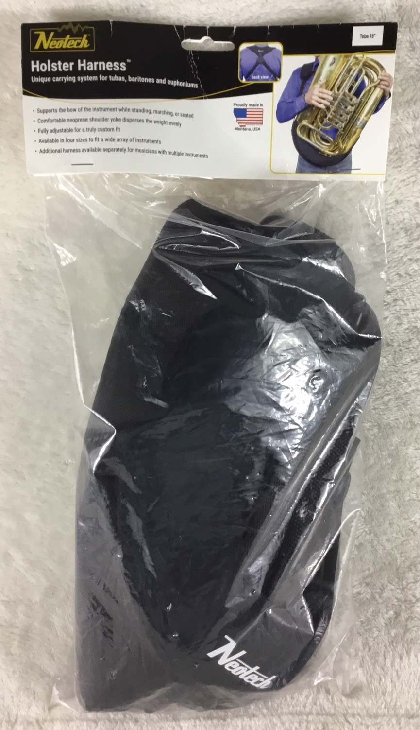 Neotech Holster Harness for Tuba Euphonium Baritone - 18" Black - 5401212 New!