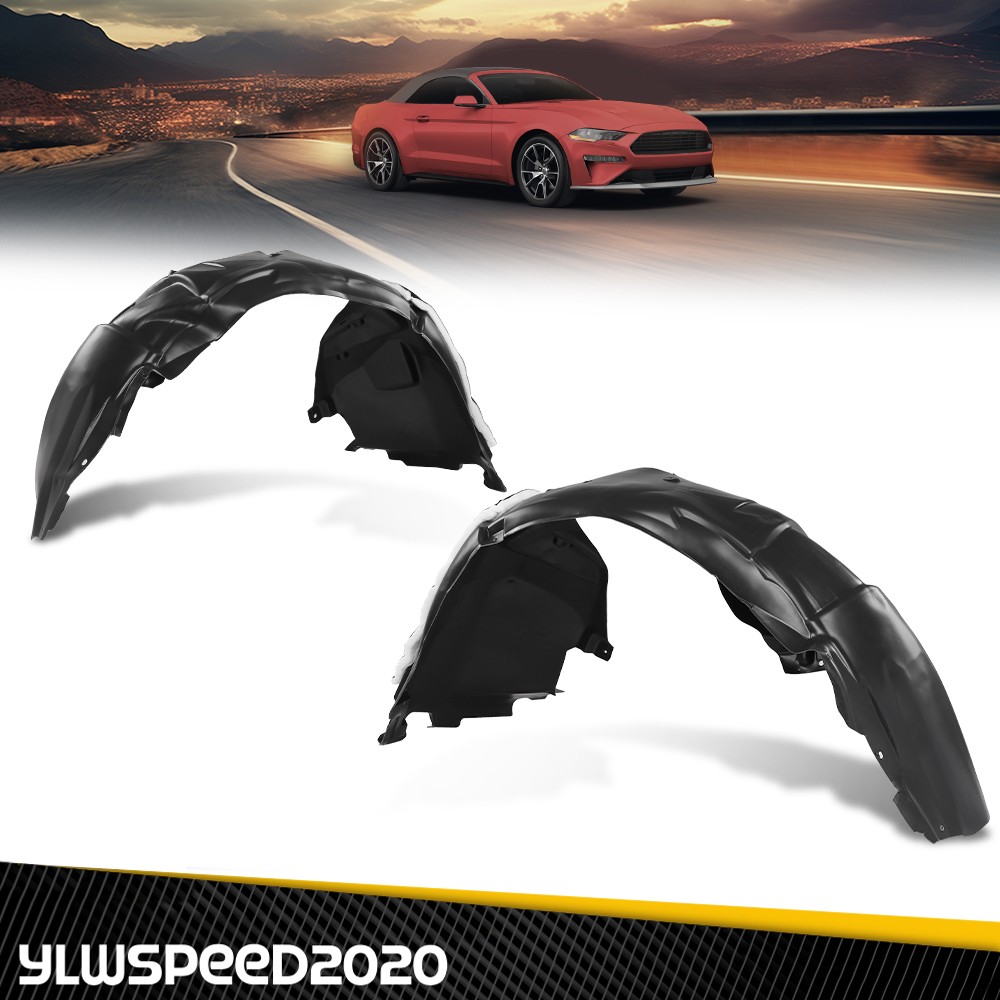 Fit For 2018-2023 Ford Mustang Front Fender Liner Inner Splash Shield Left+Right