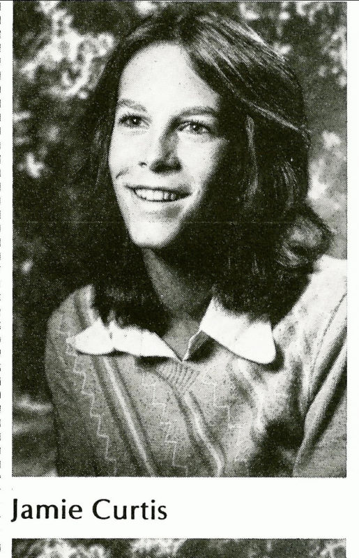 JAMIE LEE CURTIS High School Yearbook "Scream Queen"