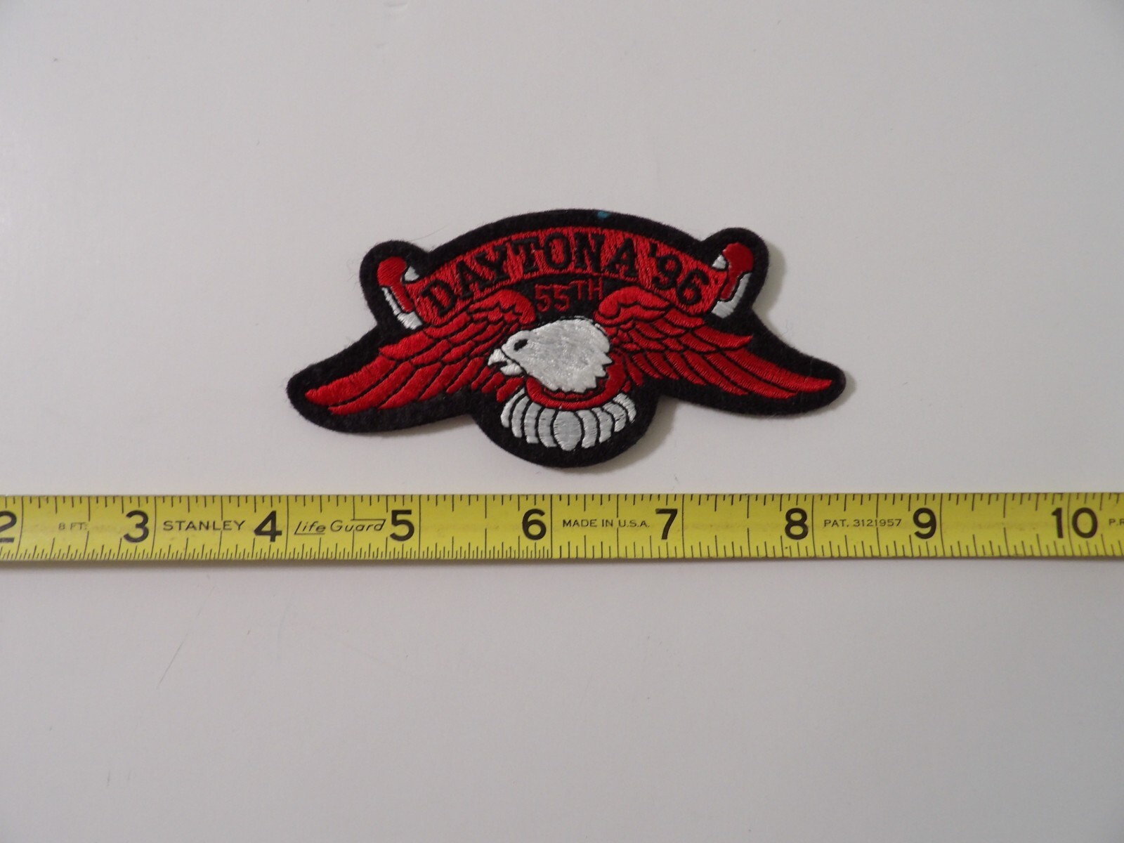 NEW - 1996 - DAYTONA BIKE WEEK = 55th MOTORCYCLE PATCH Eagle