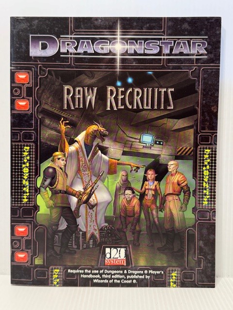 Dragonstar Raw Recruits Supplement Fantasy Roleplaying Games Mystic Eye MYG1101