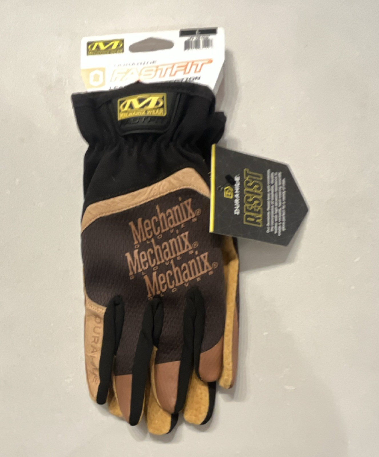 Mechanix Wear LFF-75-010 FastFit Durahide Leather Work Gloves Brown Size L
