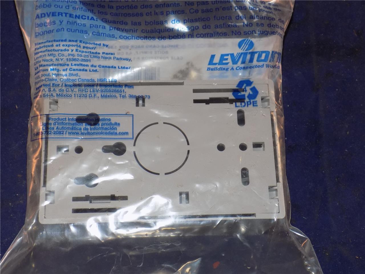 Leviton 42777-1GA 1.89" Single Gang Back Box
