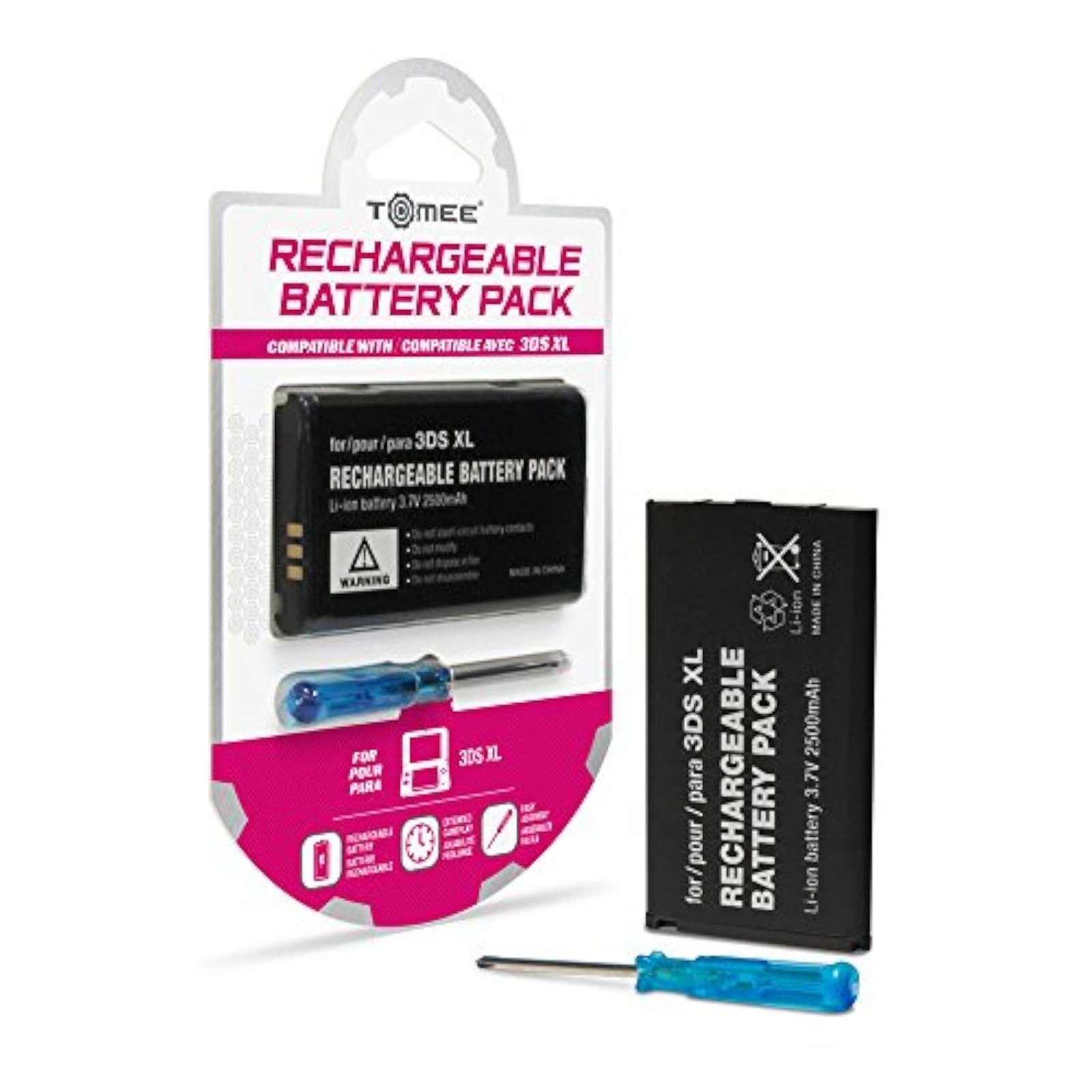 Tomee Rechargeable Battery Pack For 3DS XL And New 3DS XL Brand New 7Z